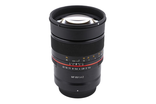 Samyang 85mm f1.4 MF - Lens