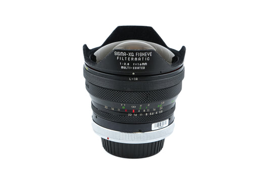 Sigma 16mm f2.8 Filtermatic Fisheye Multi-Coated - Lens