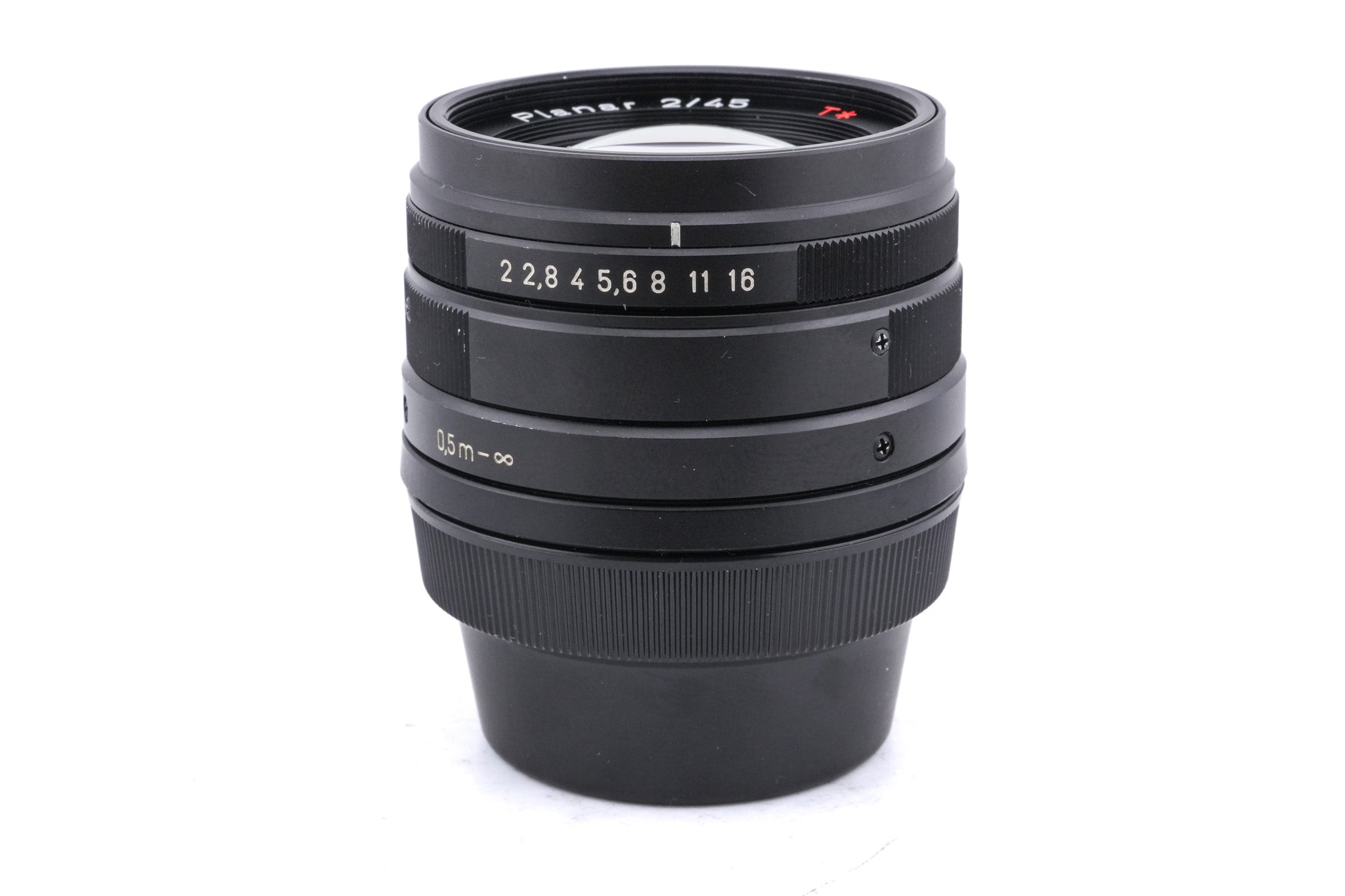 Carl Zeiss 45mm f2 Planar T* (Black) - Lens