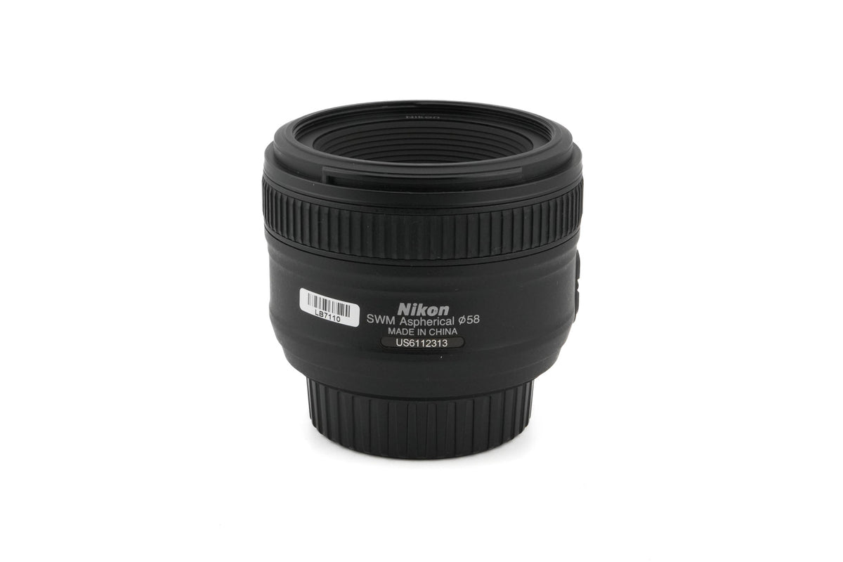 Nikon 50mm f1.8 AF-S Nikkor G