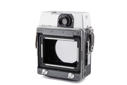 Mamiya Standard 23 + 90mm f3.5 Sekor + Left Hand Grip for Press Cameras + 6x9 Roll Film Adapter