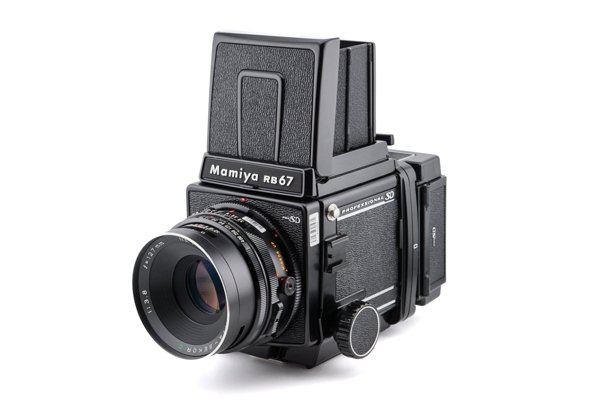 Mamiya RB67 Pro SD + 127mm f3.8 Sekor C + 120 Pro-SD 6x7 Film Back + W –  Kamerastore