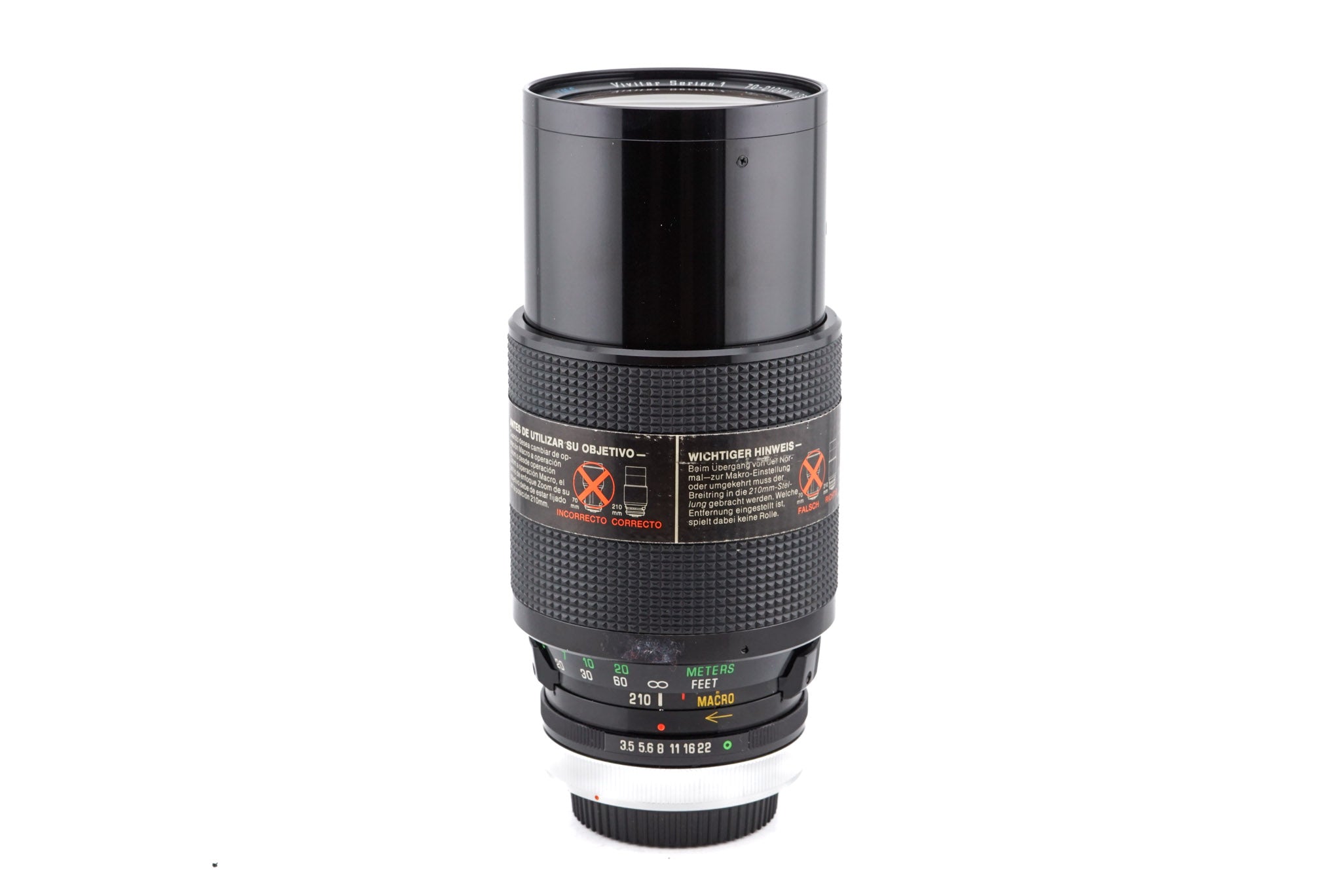 Vivitar 70-210mm f3.5 VMC Series 1 Macro Focusing Zoom - Lens
