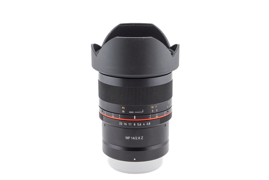 Samyang 14mm f2.8 MF Z - Lens