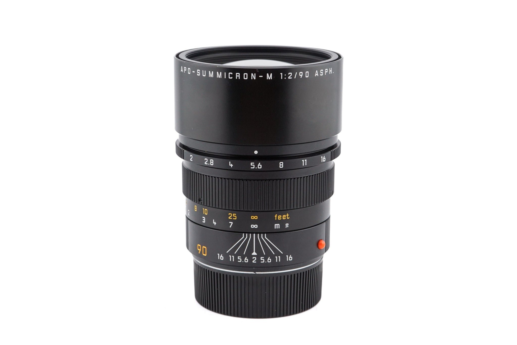 Leica 90mm f2 APO-Summicron-M ASPH. (Black, 11884) - Lens
