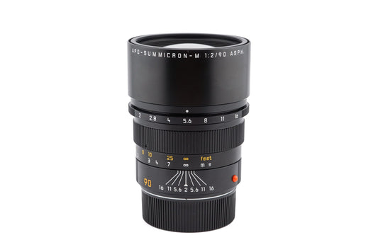 Leica 90mm f2 APO-Summicron-M ASPH. (Black, 11884) - Lens