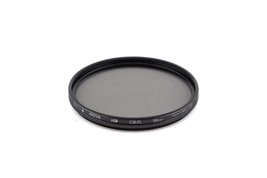Hoya 58mm Circular Polarizing Filter HD CIR-PL - Accessory