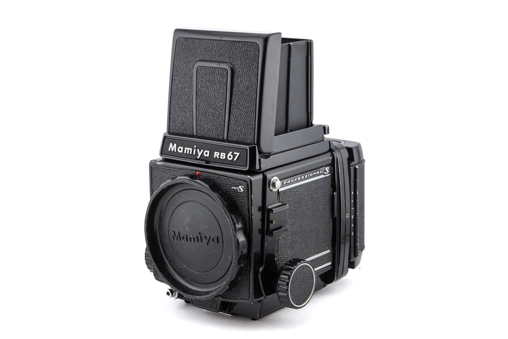 Mamiya RB67 Pro-S + 120 6x7 Pro-S Roll Film Holder + Waist Level Finder