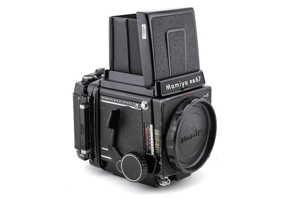 Mamiya RB67 Pro-S + 120 6x7 Pro-S Roll Film Holder + Waist Level Finder
