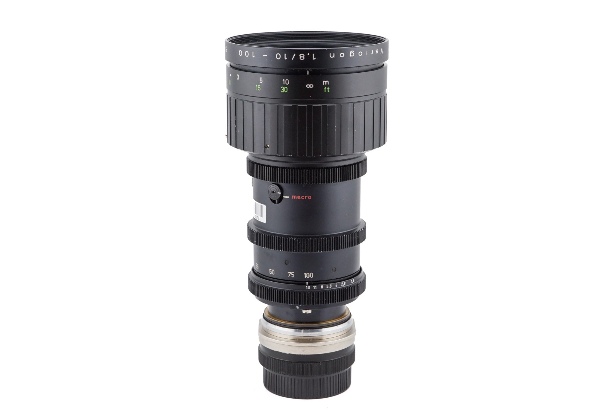 Schneider-Kreuznach 10-100mm f1.8 Variogon - Lens