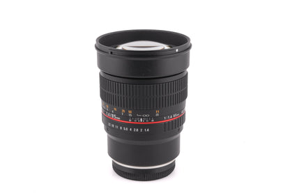 Samyang 85mm f1.4 AS IF UMC