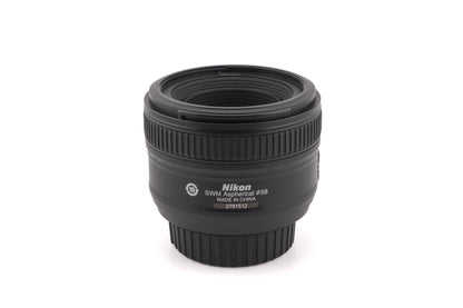 Nikon 50mm f1.8 AF-S Nikkor G