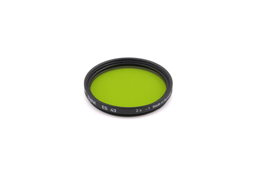 Heliopan 43mm Green Filter Digital ES - Accessory