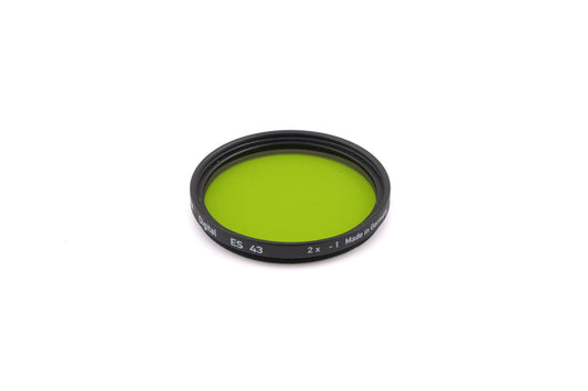 Heliopan 43mm Green Filter Digital ES