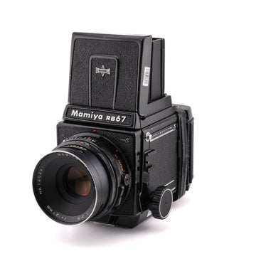 Mamiya RB67 Pro-S + 120 Pro-S 6x7 Film Back + Waist Level Finder + 127mm f3.8 Sekor C