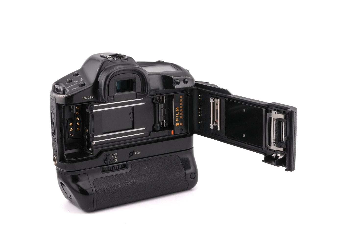 Canon EOS-1 + Power Drive Booster E1