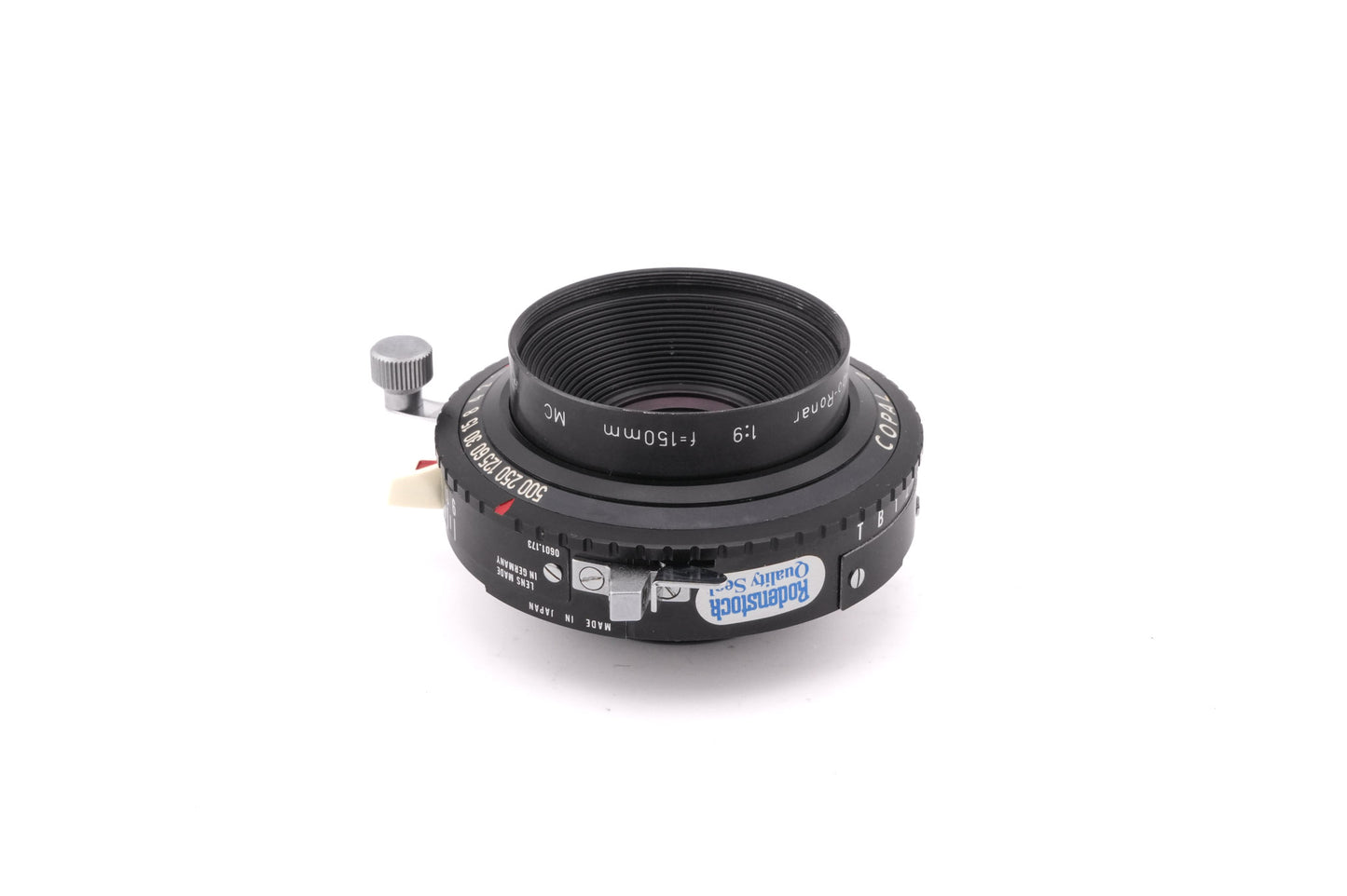 Rodenstock 150mm f9 Apo-Ronar MC (Shutter)