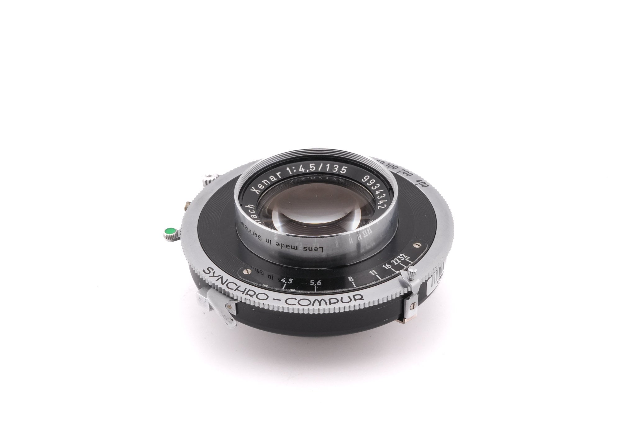 Schneider-Kreuznach 135mm f4.5 Xenar (Shutter) - Lens – Kamerastore