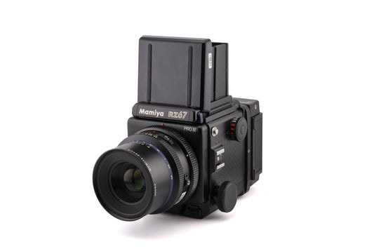 Mamiya RZ67 Professional II + 90mm f3.5 Sekor Z W + 120 6x7 Roll Film Holder Professional II + Waist Level Finder