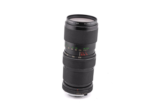 Vivitar 75-205mm f3.8 Close Focusing Auto Zoom - Lens