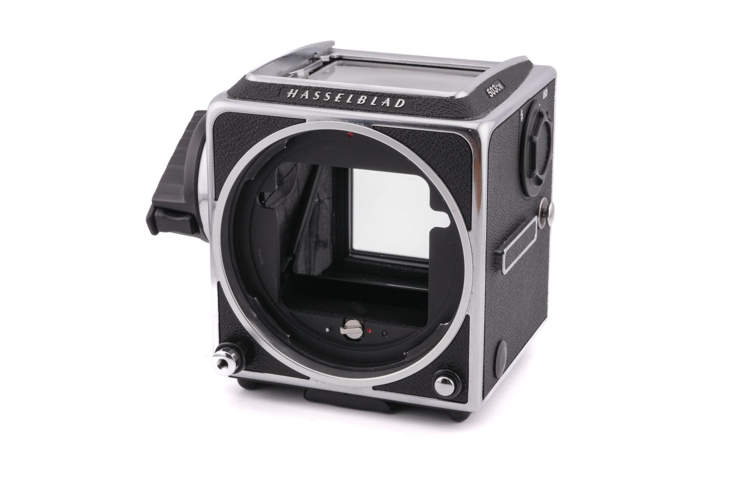 Hasselblad 503CW + A12N Film Magazine + Waist Level Finder (New / 42315 Chrome) + Winder CW (44105) + IR Remote Control (44113)