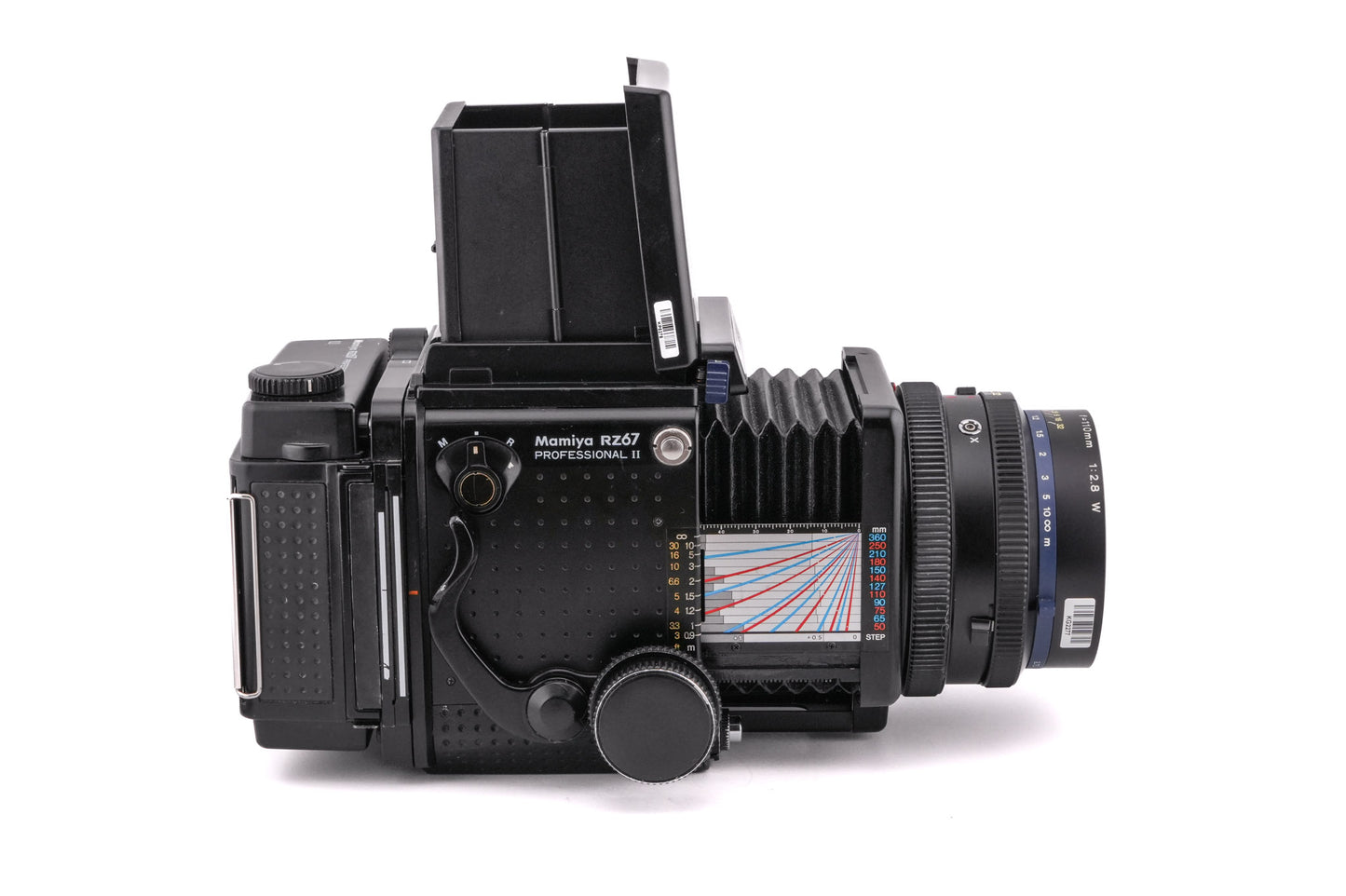 Mamiya RZ67 Professional II + 110mm f2.8 Sekor Z W + 120 6x7 Roll Film Holder Professional II + Waist Level Finder