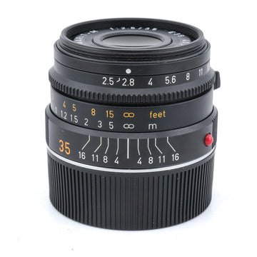 Leica 35mm f2.5 Summarit-M (11643) + Lens Hood (12459)