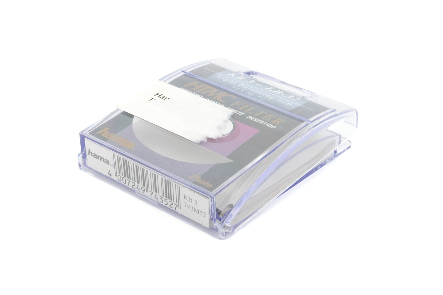 Hama 52mm Color Correction Filter HTMC KB 3 (82B) IV