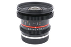 Samyang 12mm T2.2 NCS CS
