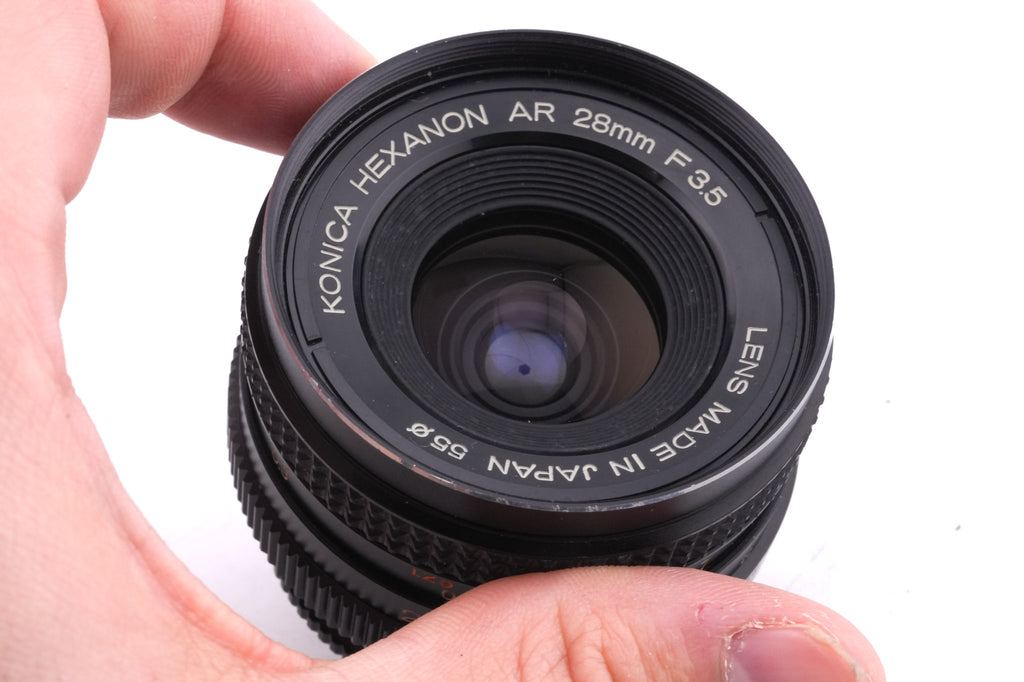 Konica 28mm f3.5 Hexanon AR