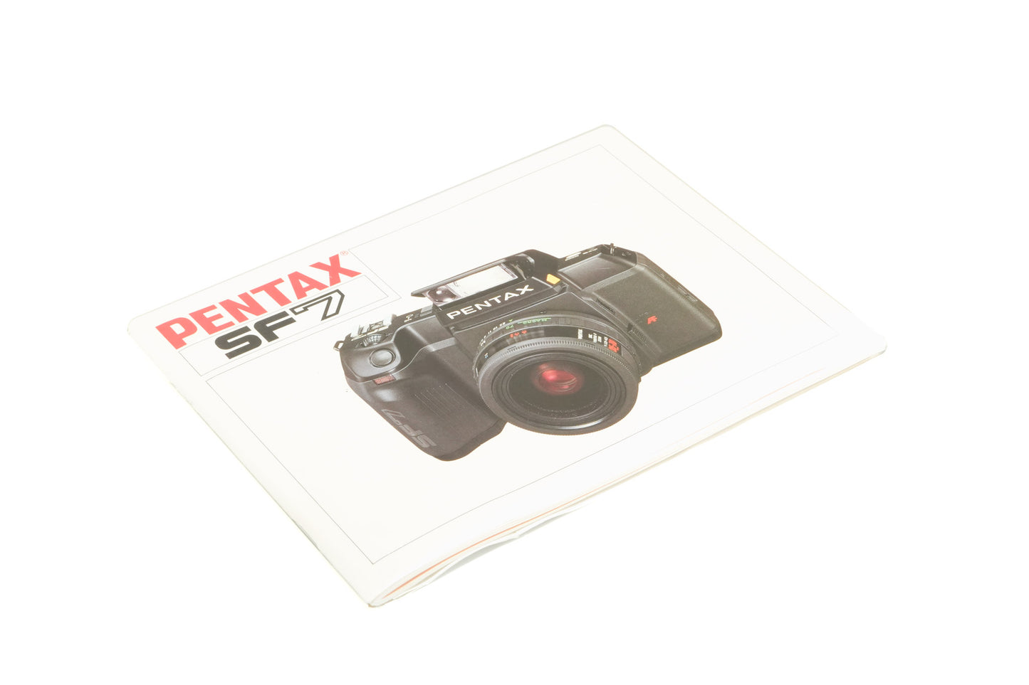 Pentax SF7 Instructions