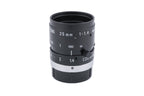 Pentax 25mm f1.4 TV Lens C2514-M