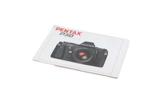 Pentax P30 Instructions