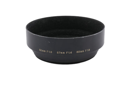 Konica 55mm Lens Hood (52mm, 57mm, & 85mm)