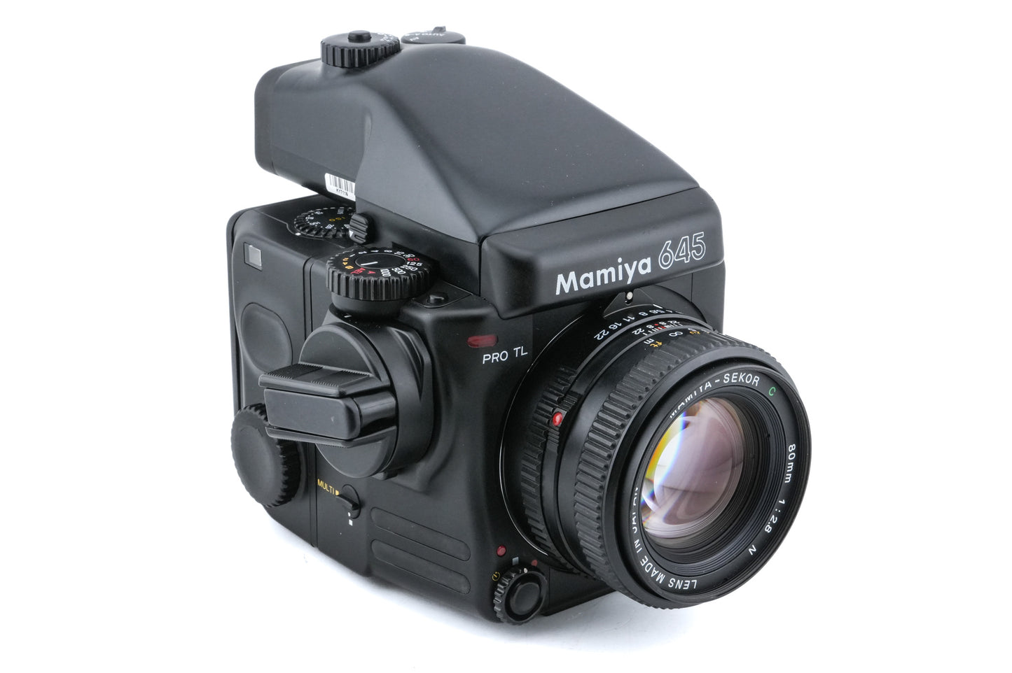 Mamiya 645 Pro TL + 80mm f2.8 Sekor C N + HA401 120/220 Roll Film Holder + FE401 AE Prism Finder + 120 Roll Film Insert (HA401)