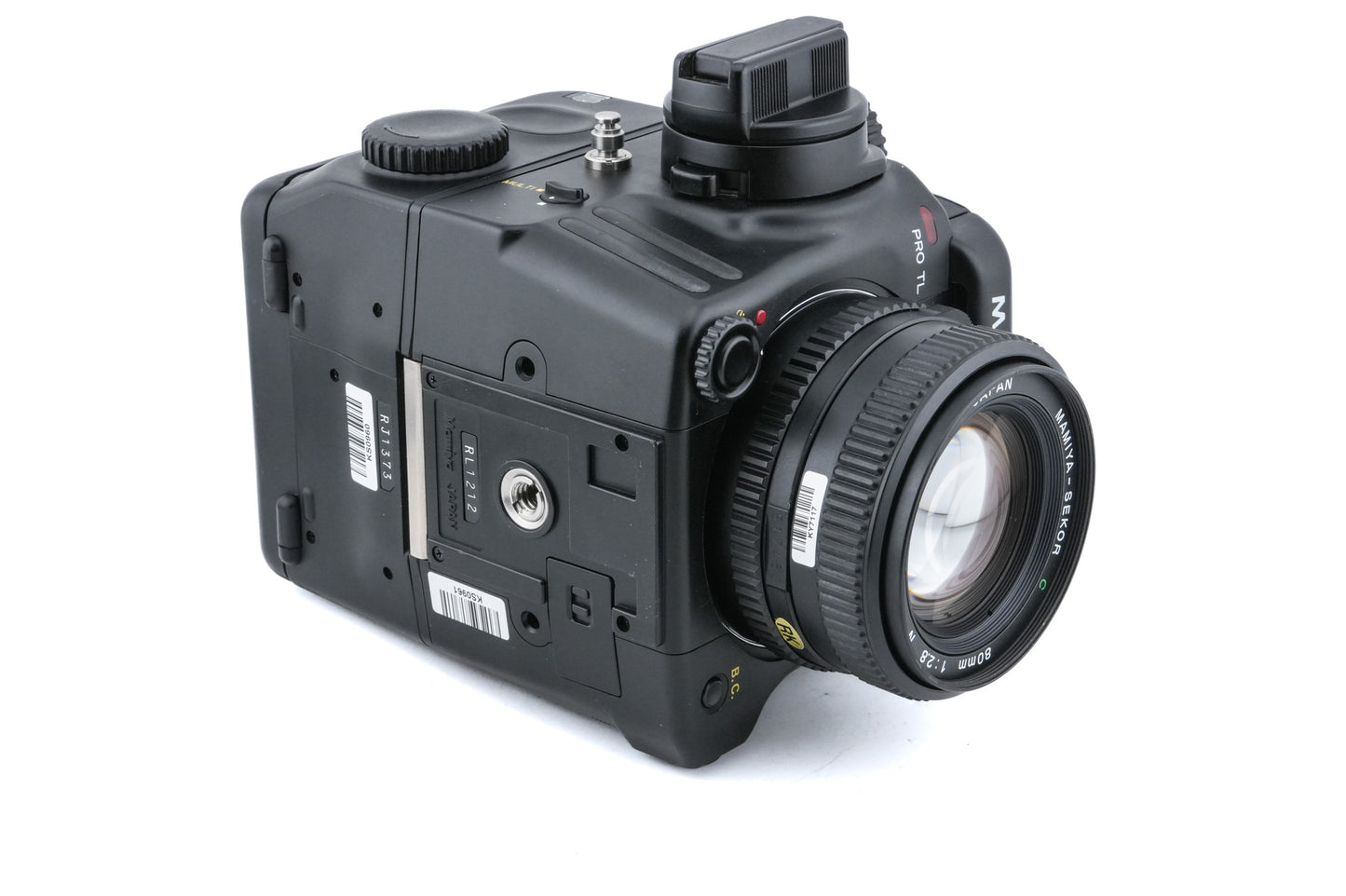 Mamiya 645 Pro TL + 80mm f2.8 Sekor C N + HA401 120/220 Roll Film Holder + FE401 AE Prism Finder + 120 Roll Film Insert (HA401)