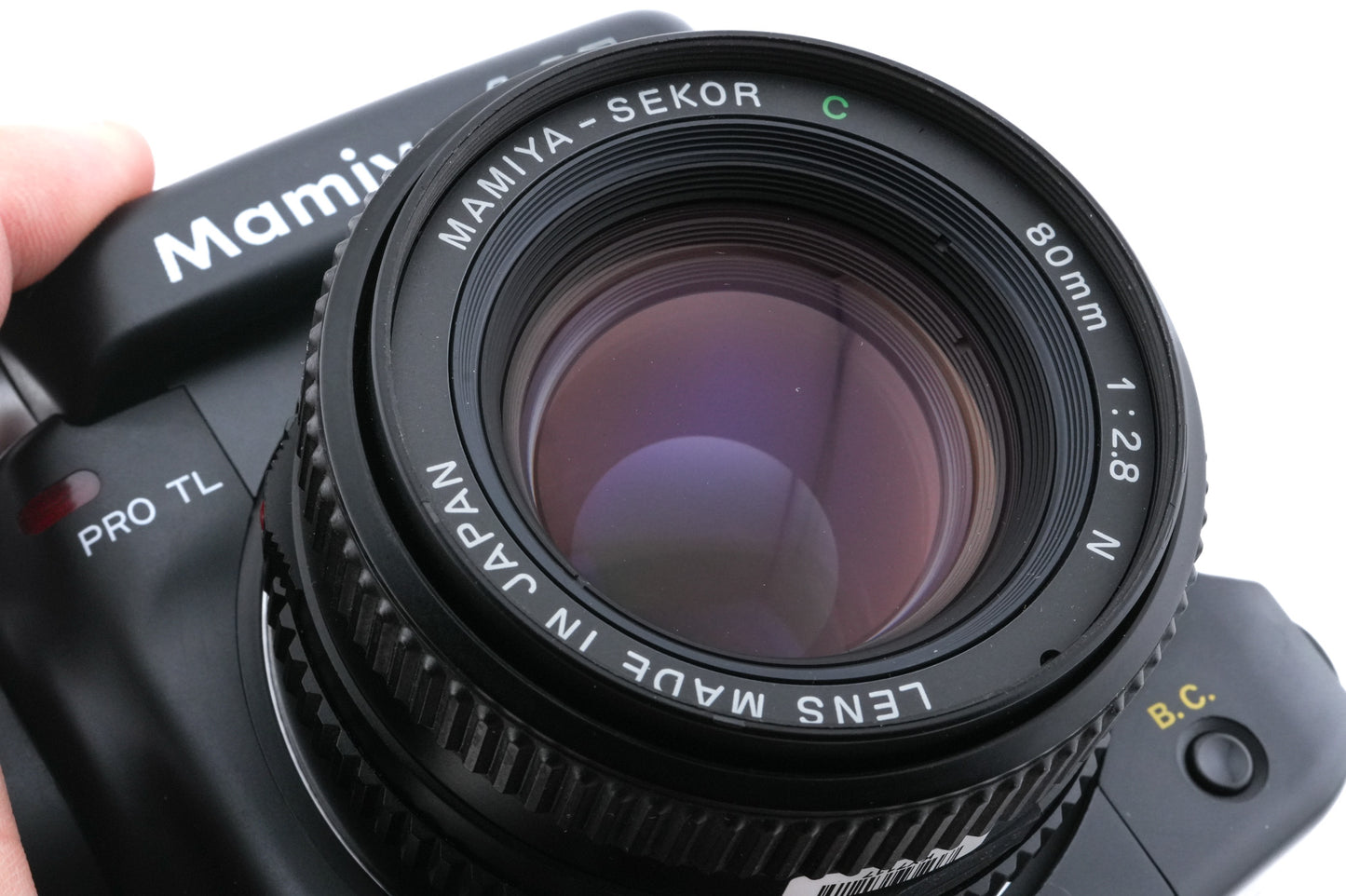 Mamiya 645 Pro TL + 80mm f2.8 Sekor C N + HA401 120/220 Roll Film Holder + FE401 AE Prism Finder + 120 Roll Film Insert (HA401)