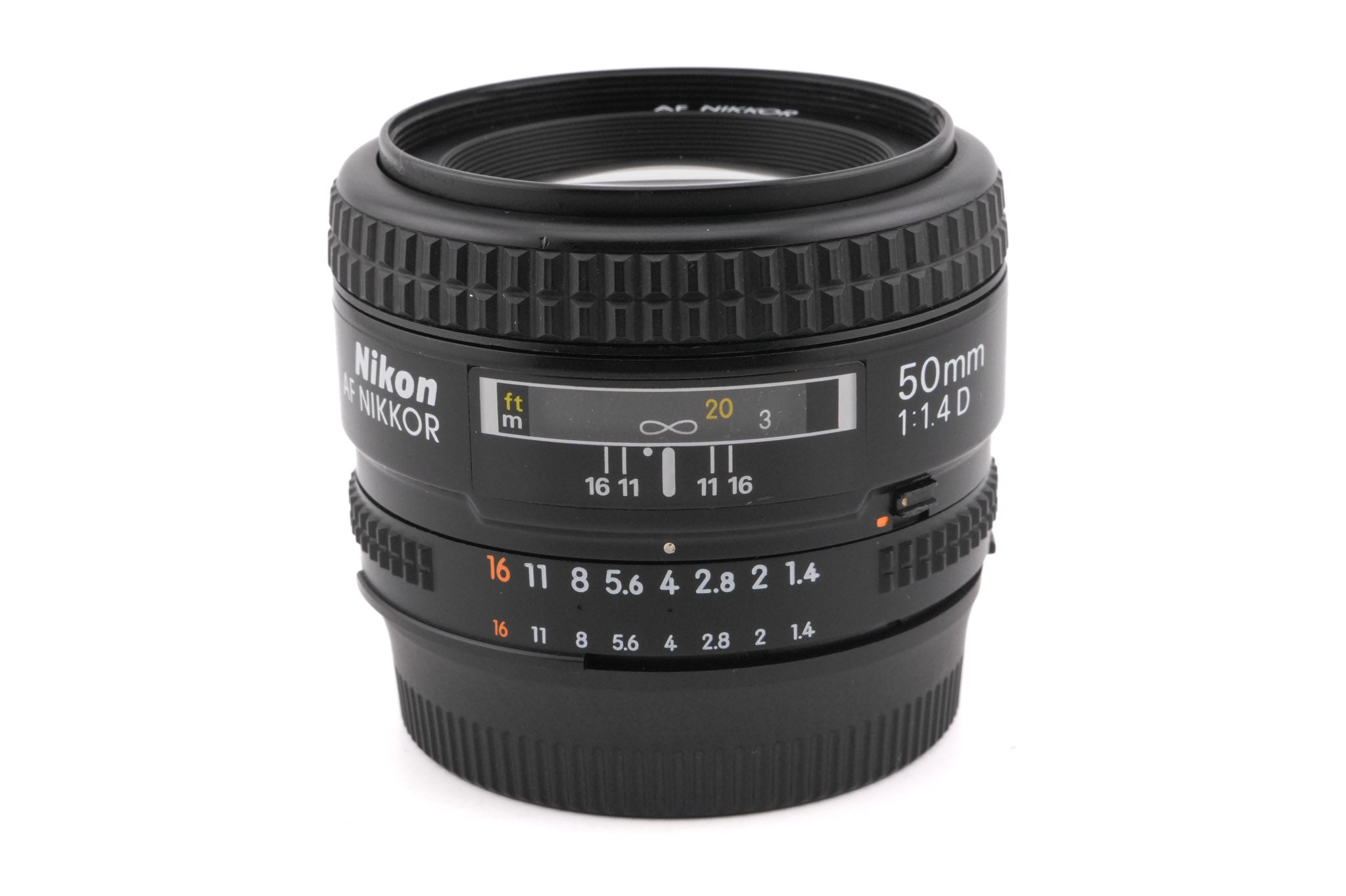 Nikon AF NIKKOR 50mm f/1.4D 純正金属フード付き Nikon AF NIKKOR 50mm f/1.4D Lens 1902 B&H Photo Video