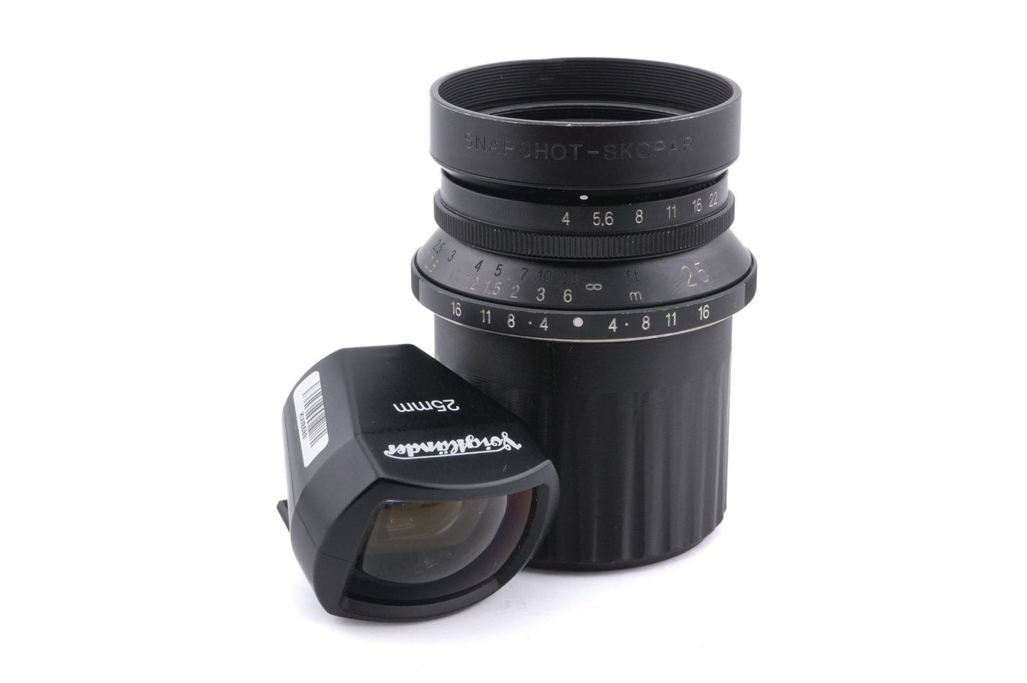 Voigtländer 25mm f4 MC Snapshot-Skopar + 25mm Optical Viewfinder