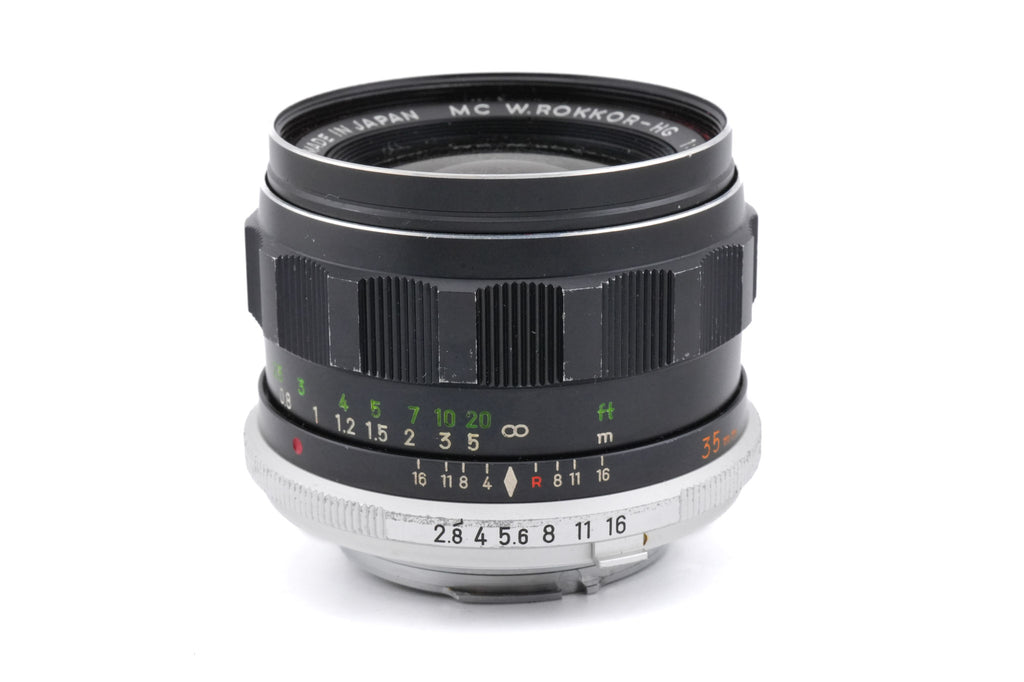 Minolta 35mm f2.8 MC W.Rokkor-HG