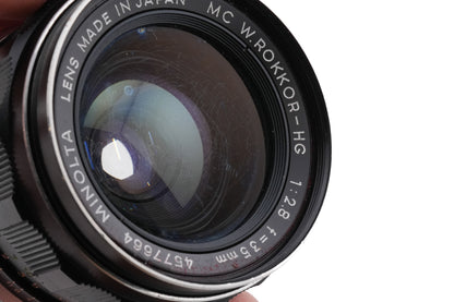 Minolta 35mm f2.8 MC W.Rokkor-HG