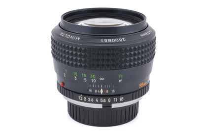 Minolta 58mm f1.2 MC Rokkor