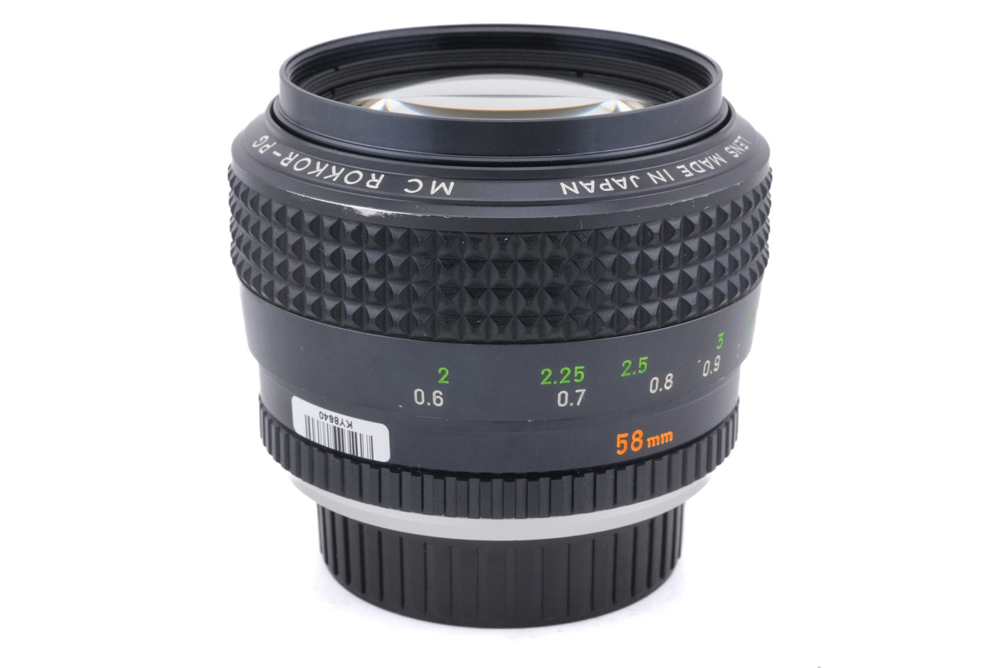 Minolta 58mm f1.2 MC Rokkor