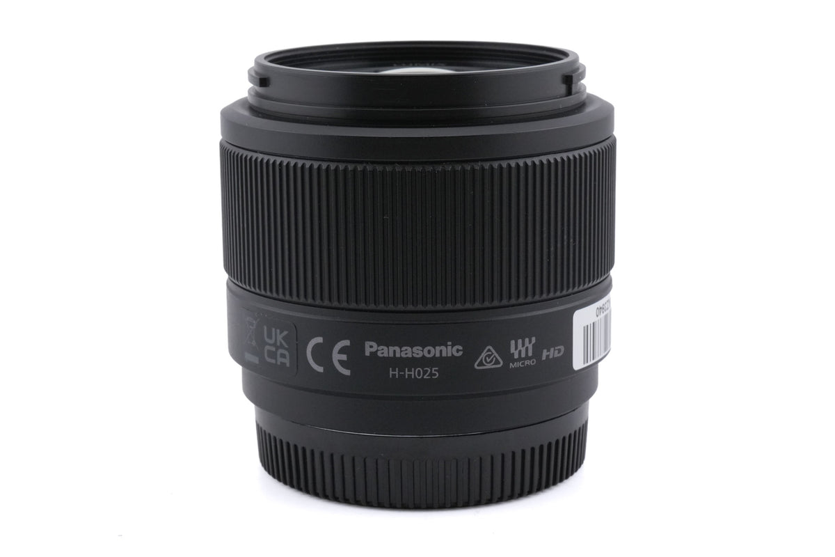 Panasonic 25mm f1.7 Lumix G ASPH. (H-H025)