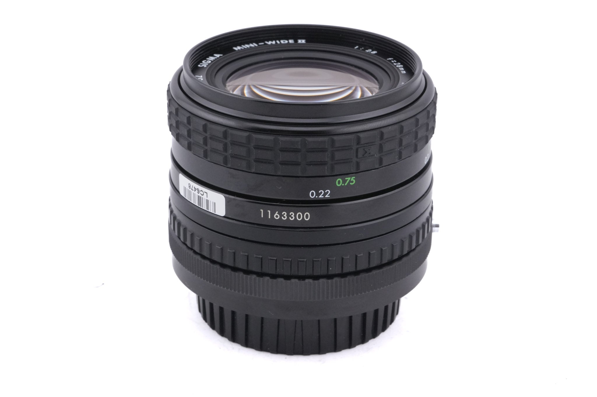 Sigma 28mm f2.8 Mini-Wide II Multi-Coated