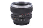 Carl Zeiss 50mm f1.4 Planar T* ZF.2 AI-P