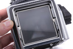 Hasselblad 500C/M (Silver, 10026) + 80mm f2.8 Planar T* C (Black, 20028) + Waist Level Finder (New / Chrome, 42315) + A12N Film Magazine + Acute Matte Focusing Screen (42165)