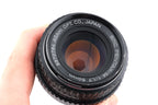 Pentax 50mm f1.7 SMC Pentax-M