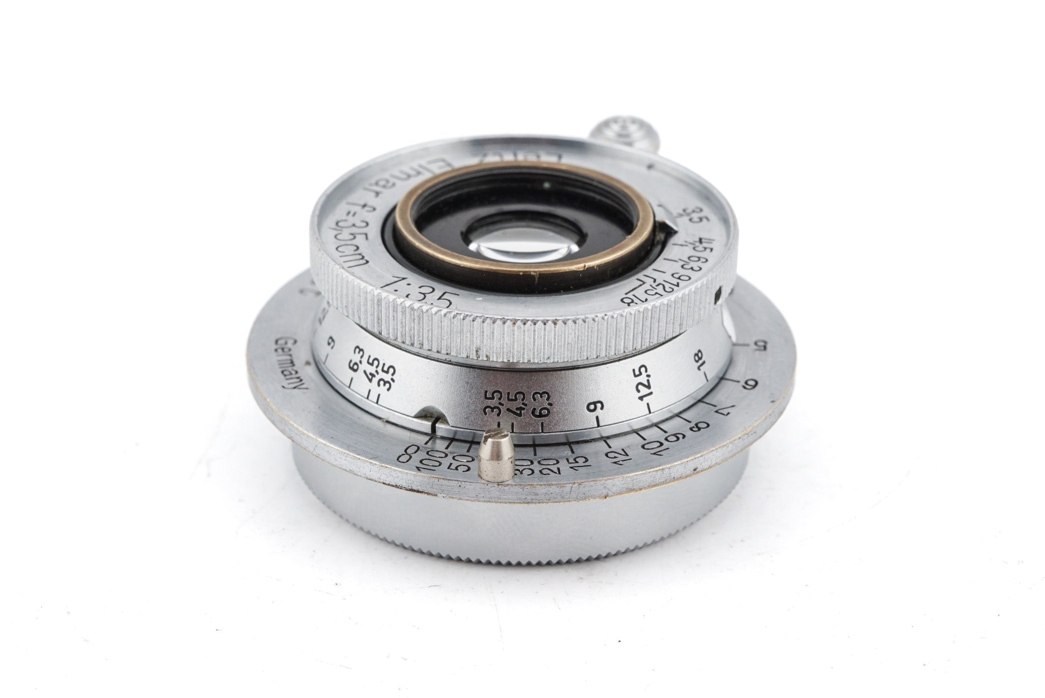Leica 3.5cm f3.5 Elmar (Silver, EKURZCHROM) - Lens