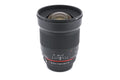 Samyang 24mm f1.4 ED AS IF UMC - Lens